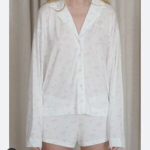 Djerf Avenue Go Slow PJ Short Shorts
